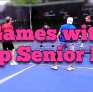 Pickleball Men&#039;s Doubles Featuring Top Senior Pro Jaime Oncins