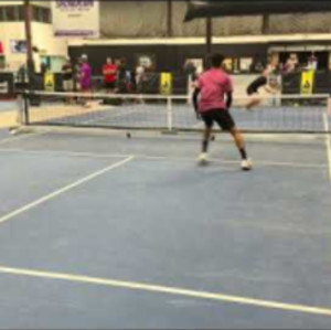 The Court Goes Pro??? #pickleball #serv #singles #stacks #trending #spor...
