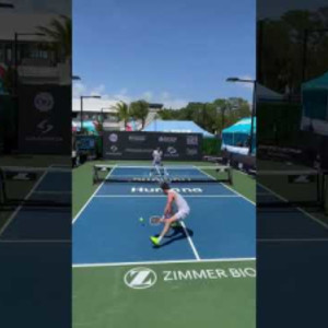Foster&#039;s MASTER FAKE OUT Gets Past Goldin After Nice Pickleball Rally - ...