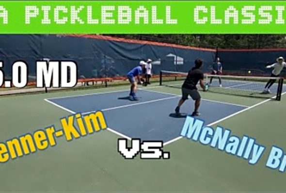 5.0 Men&#039;s Doubles- Kim &amp; Renner v McNally McNally - Virginia Pickleball Classic