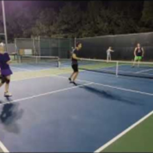 What a Fun Point! Skylar / Glenn vs Lily / Rich Pickleball match play hi...