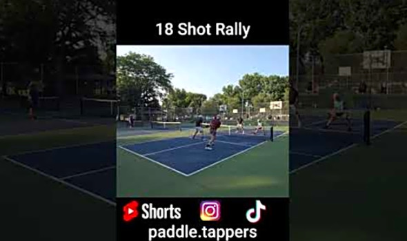 18 Shot Rally #pickleball #ripple #mlp #ppa #gen3 #joola #pickleballhighlights #pickleballdoubles