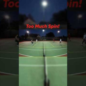 Too Much Spin! #pickleball #pickleballhighlights #highlights #shorts #th...