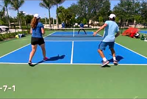 PICKLEBALL - JAY MARK VS JEFF MEGAN - El Rio South 06-20-20