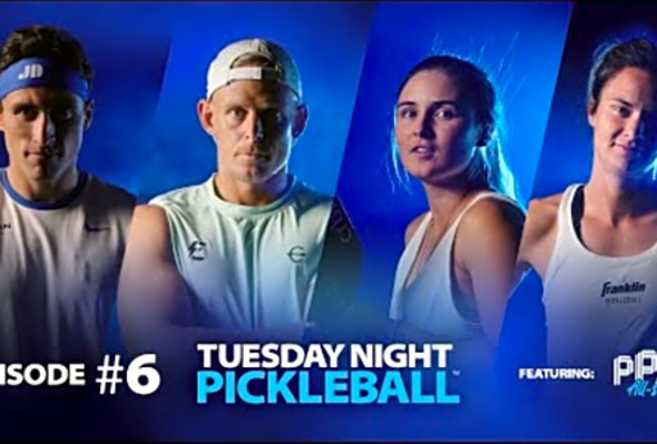Tuesday Night Pickleball featuring the PPA All-stars - December 13, 2022 - Jay, Lea, Pat &amp; Yana
