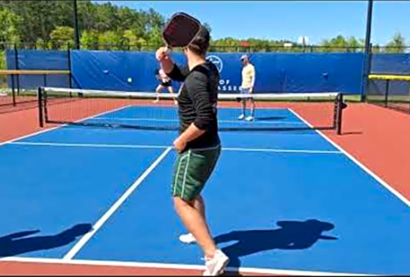Tim Baghurst, Sean Yearwood, Sean Rady, and Marina Cozac vs the Wind - 4.5 Pickleball Match Game 1