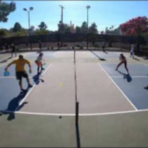 Bad Pickleball High level Rec Play 5.0 Jessie Irvine Christine McGrath J...