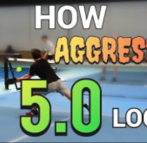 This is What very Aggressive Pickleball 5.0 Looks Like