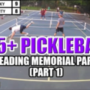 Pickleball 3.5 Doubles - Bangers Battle - Reading Memorial Park - 8/30/21