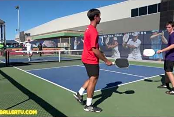 10 Minutes of Pickleball Mens Singles Gameplay at PPA Indoor National Championship