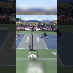 Unbelievable Game SAVING Pickleball Point