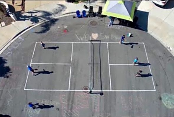 City of San Marcos claims that cul-de-sac pickleball court is a liability