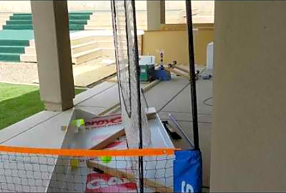 Pickleball Tutor with DIY Robot for backyard/patio practice - 3