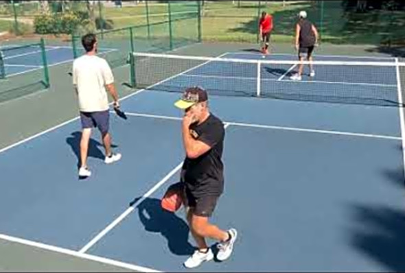 ROCKET FAST VOLLEYS! 4.0 Pickleball Rec Game at Kingston Plantation in Myrtle Beach, SC