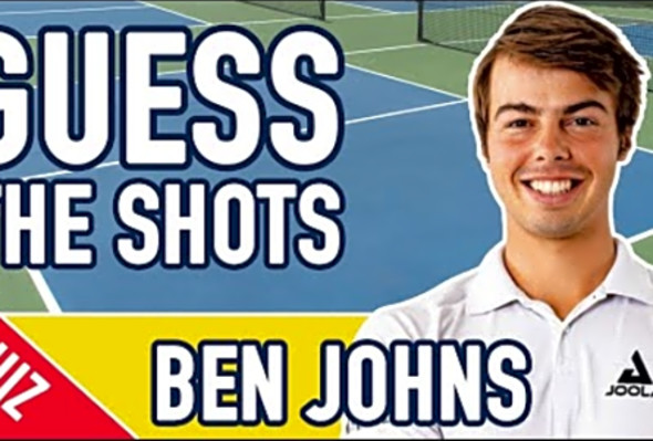 Can you guess Ben Johns pickleball shots? Interactive shot selection quiz