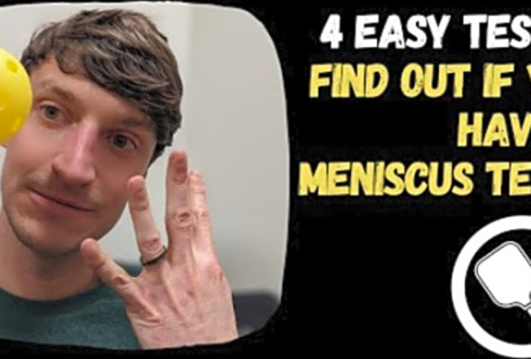 Do you have a meniscus tear? 4 easy tests for Pickleball Players to check