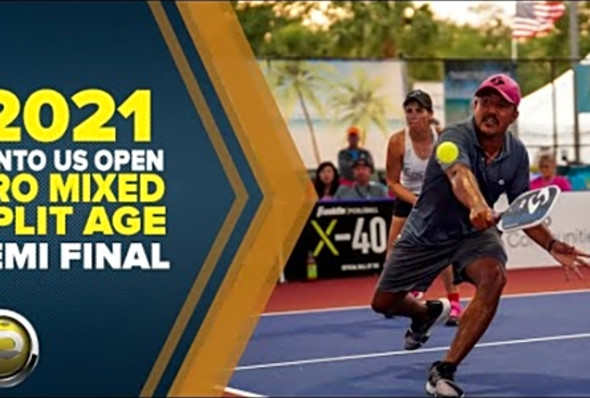 PRO Mixed SPLIT-AGE SEMIFINAL - Tereschenko/Moore vs Welsher/Farias - 2021 US Open