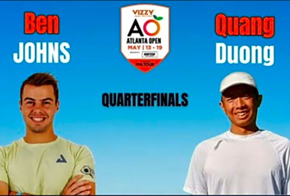 Highlights Ben Johns vs Quang Duong - Atlanta Open Quarterfinals