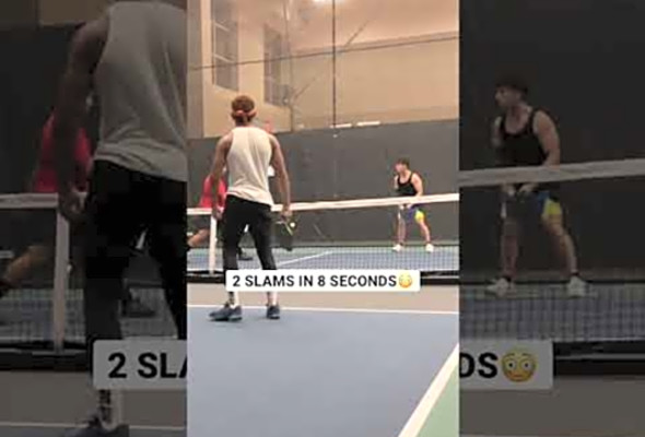 This is what a PUT-AWAY looks like in #pickleball #shorts #viral