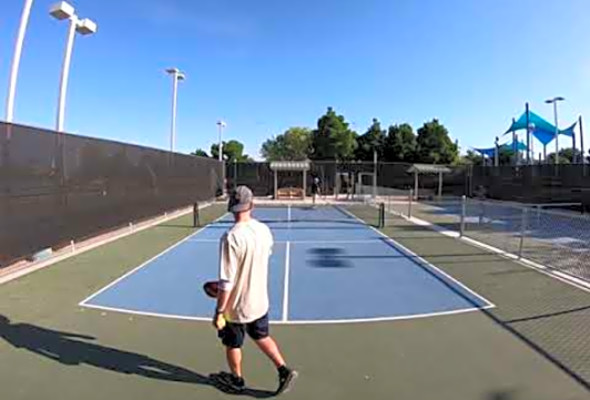 Pickleball Singles (Durango Hills Park, LAs Vegas) Game 3 part 1