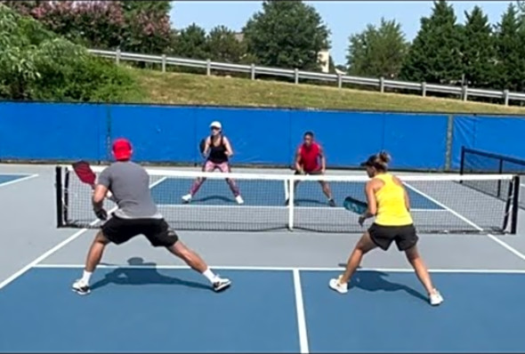Pickleball mixed doubles rec play