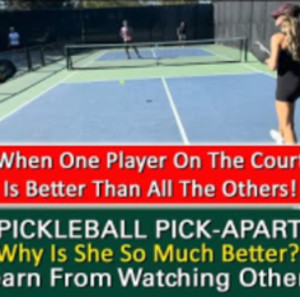 Pickleball! Is She That Good, Or, Are The Guys Not That Good? Watch And ...