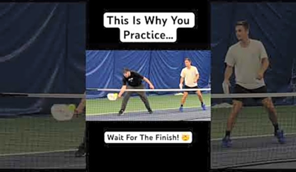 This Is Why You Practice! #pickleball #fyp #viral #shorts #reels
