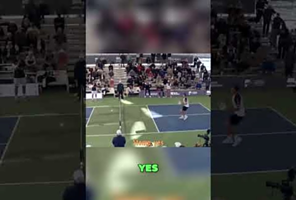 Pickleball Drama: Aggressive Split Step or Stomp?! Mixed Doubles Chaos!