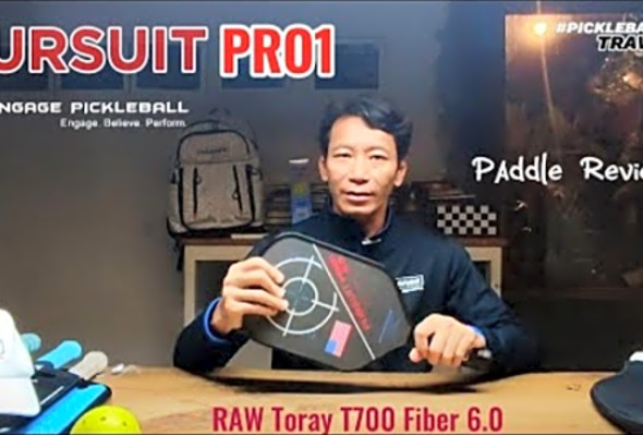 HAND CRAFTED PADDLE FROM US - PURSUIT PRO1 from ENGAGE Pickleball #paddlereview #pickleballtraveler