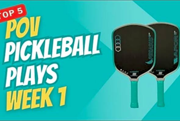 TOP 5 INSANE POV Pickleball Plays - Episode 1