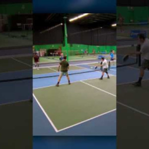 Tricky shot did work #pickleball #pickleballhighlights #sporthighlights ...