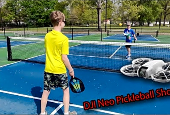 DJI Neo PickleBall Drone Shots