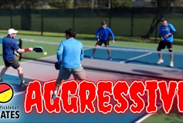 Aggressive Pickleball Seniors 4.5 Men&#039;s Doubles