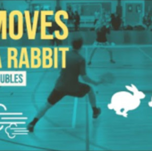 Johnathan is like a pickleball rabbit out there