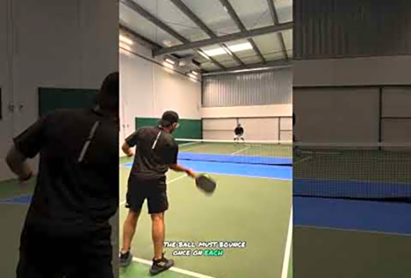 Pickleball for Beginners - The Two-Bounce Rule #pickleball #sports #shorts #pickleballusa