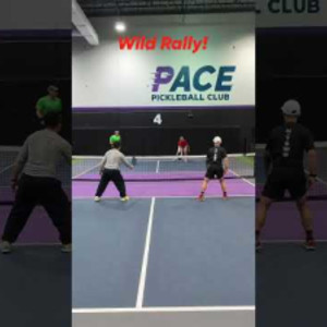 Wild Rally! #thepickleballrunner #pickleball #highlights #pickleballhigh...