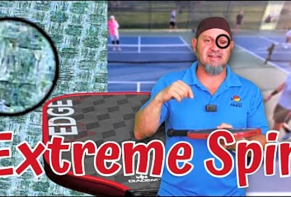 New Pickleball Spin Tech? Diadem Edge 18K Paddle Review