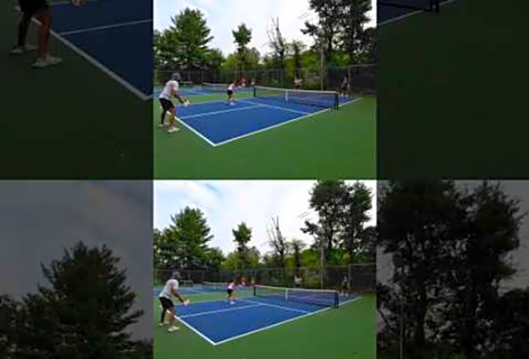 Smart shot! #pickleball