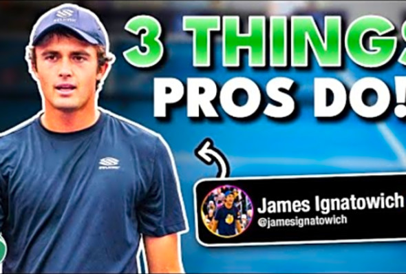 3 Things You Can Do to Play Like a Pickleball PRO!