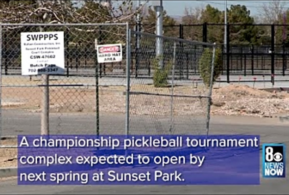 New pickleball facility to open at Sunset Park in time for summer
