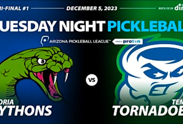 AZ PBL: Peoria Pythons vs Tempe Tornadoes (Tue Dec 5, Season 2, Semi-Finals Round 1)