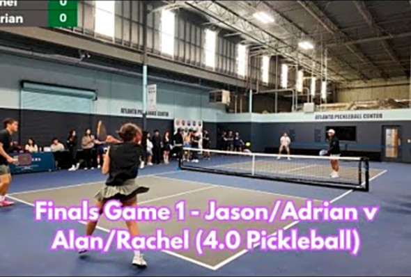 Dinkster Finals Game 1 - Jason/Adrian v Alan/Rachel (3.5 - 4.0 Pickleball)