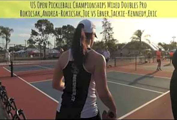 US Open Pickleball Championships Mixed Doubles Pro Rokicsak-Rokicsak vs Ebner-Kennedy