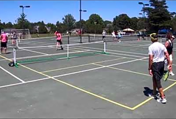 2018 St. Charles Classic Pickleball Tournament MXDS 3.5 Leone/Lauridsen