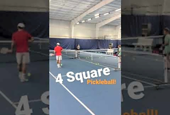 4 Square Pickleball Fun