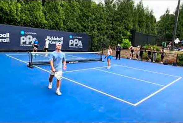 4.5 PPA Atlanta Mixed Doubles Bronze Finals Arielle/Tyler v Willah/Noah Game 3