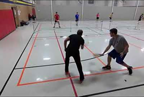 Week 9 Game 3 Winter 2017 Pickleball Ladder League