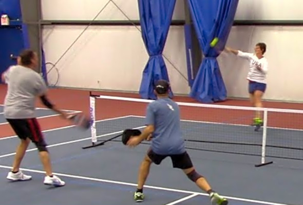 STL Advanced Pickleball-Doug Lorella/Camille Hughes v Rich Geenen/Bobby Thompson