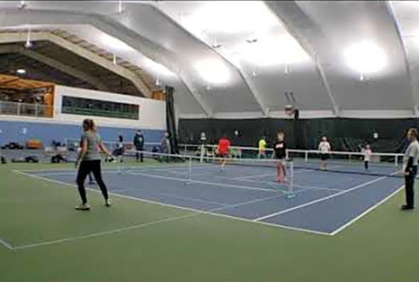 Pickleball Before Christmas Women&#039;s Open Gold Game 1