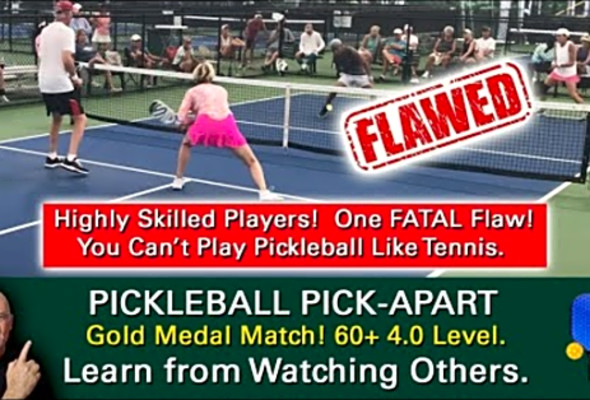 Pickleball is NOT Tennis! Don&#039;t Make This Mistake! Learn from Watching Others!